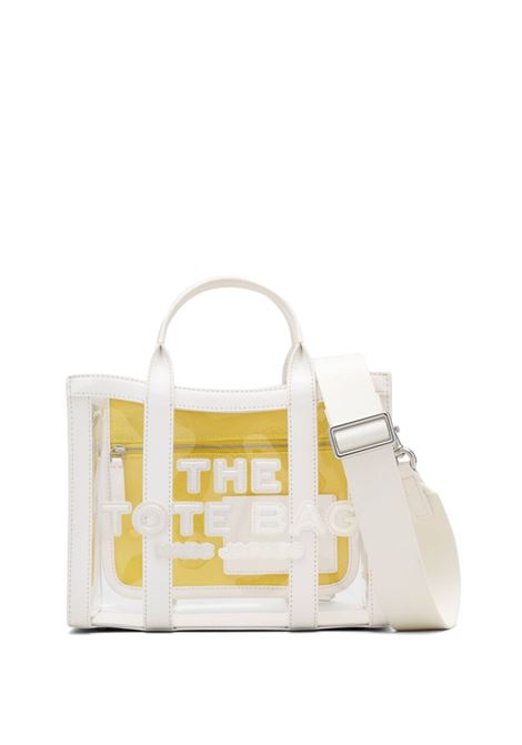 Borsa The Small Clear in bianco e giallo Marc Jacobs - donna